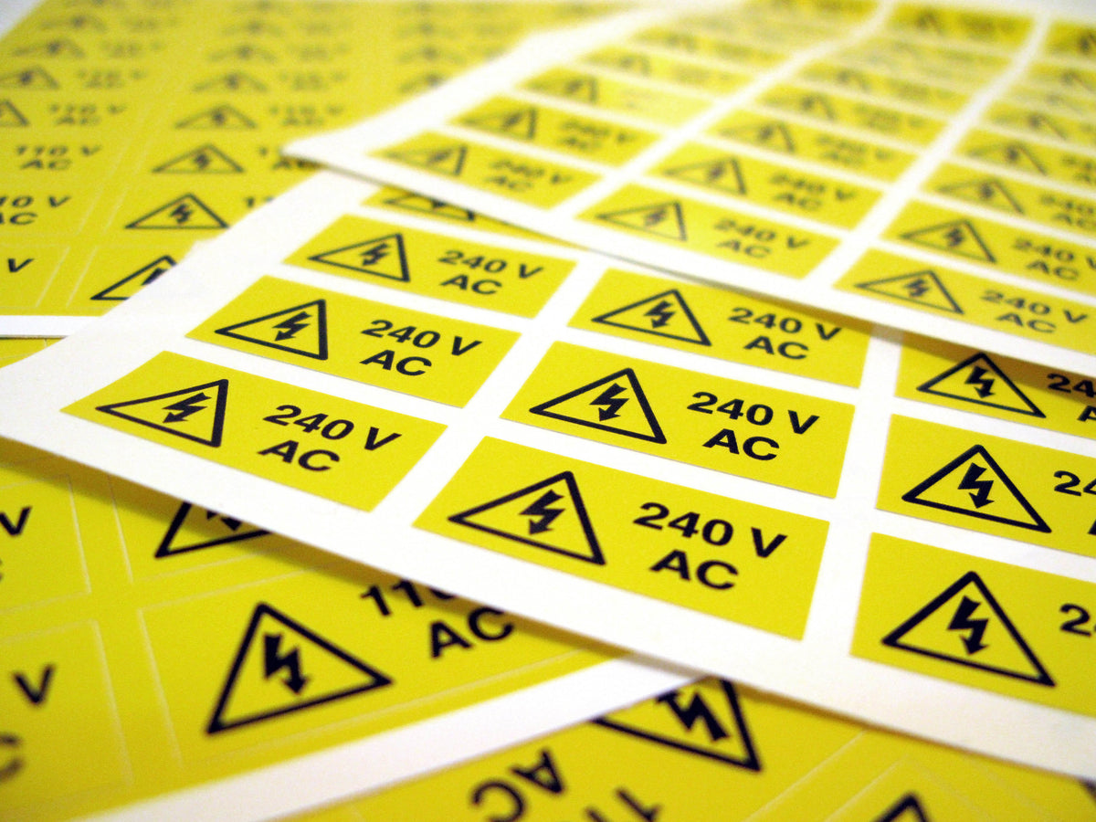 Electrical Labels Online. Safety Labels, Earth, Voltage & More.