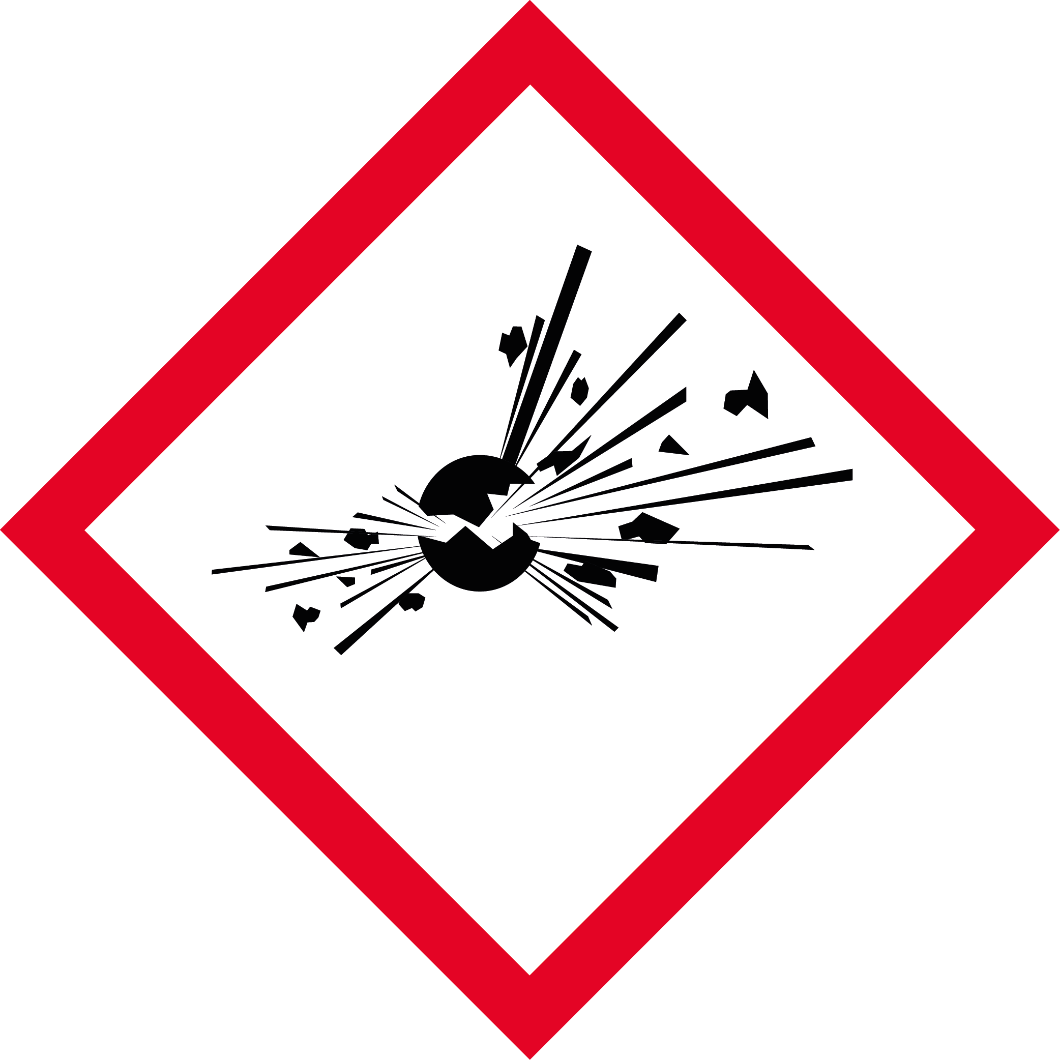 Ghs Sticker Explosive Explosive Self Adhesive Label - GHS Labels
