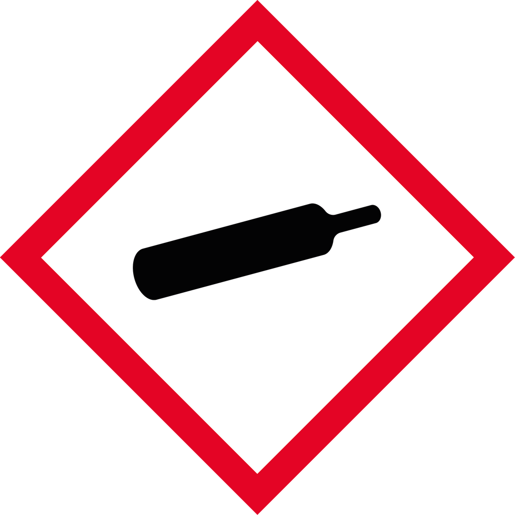 GHS Compressed Gas Label