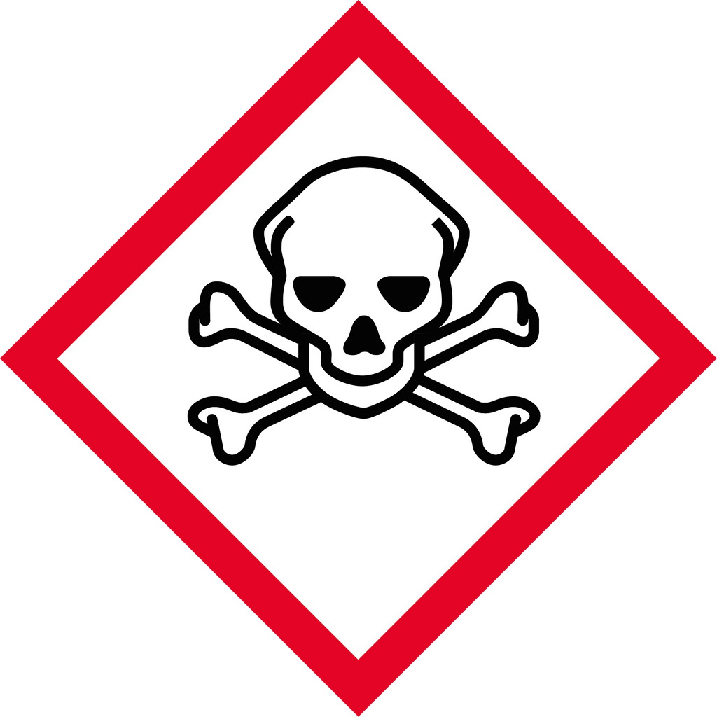 Toxic GHS label