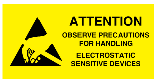 Observe Precautions Self Adhesive Label - Electrical Safety
