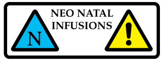 Neo Natal Infusions Self Adhesive Label - Hospital & Medical