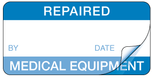 Repaired - Medical Equipment Self Adhesive Label