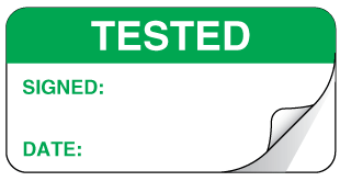 Testing On Going Label Tested Self Adhesive Label - Quality Control
