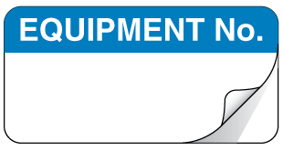 A clear image of Sealed Equipment No Label from Fine Cut Labels Direct